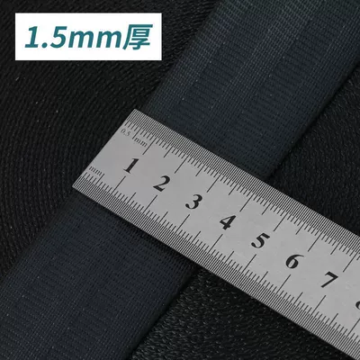 Trailer rope/net/strap, belt flat belt outdoor binding - 10m-black-38cm-wide