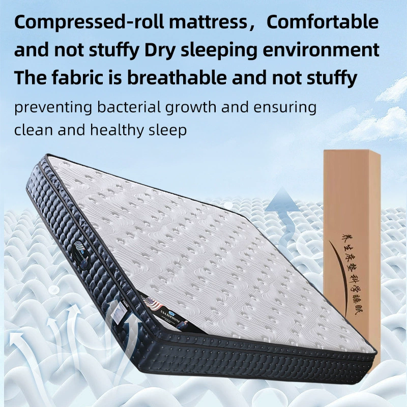 Матрас Queen King Size Bed in A Box, 10-дюймовый гибридный матрас