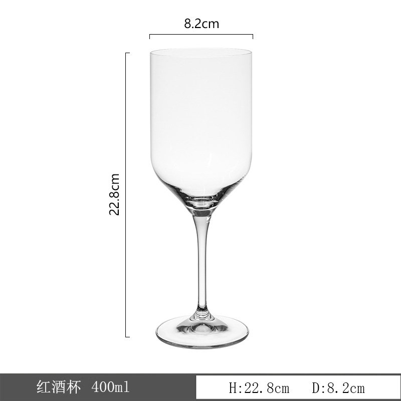 Tazas de vino de cristal sin plomo tazas de champán lujosas caseras tazas de alto pie tazas de vino especiales personalizadas al por mayor
