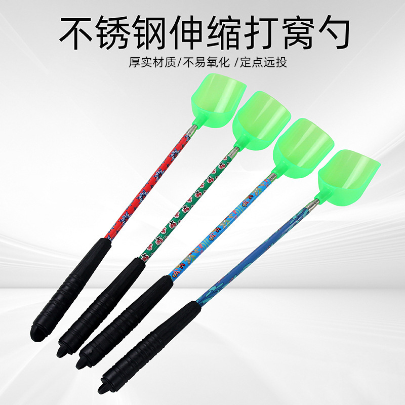Wholesale colorful stainless steel telescopic nest making spoon…
