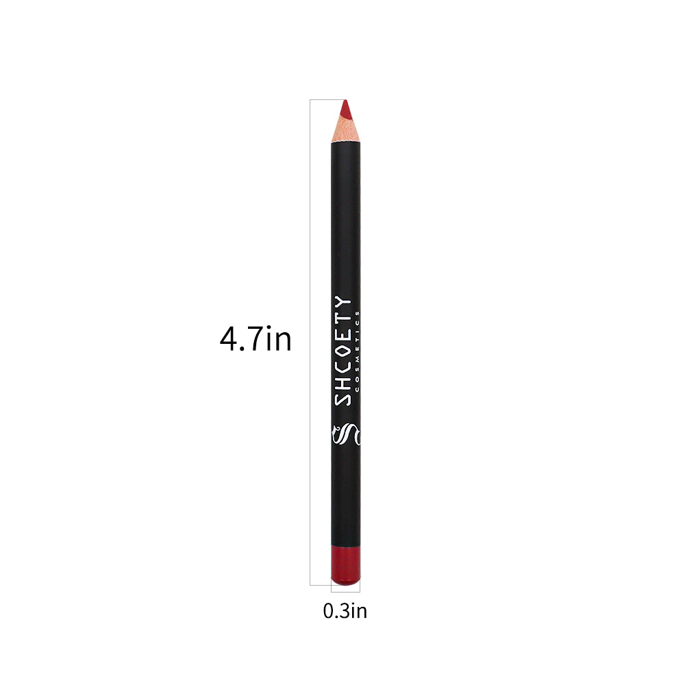 European and American cross-border beauty multi-color lipstick lip pens that do not fade, double-headed pink lip liner pens, wholesale of foreign trade cosmetics undefined