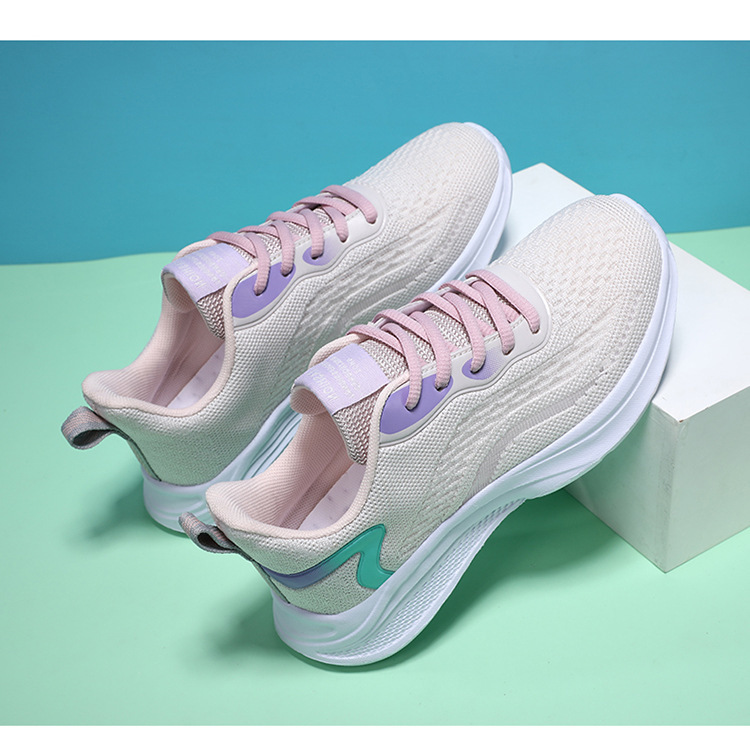 Damen-Wanderschuhe, Laufschuhe, Turnschuhe, Gummisohle, atmungsaktiv, Fußgewölbeunterstützung_voghion.com