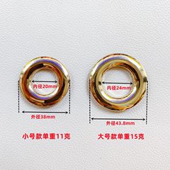 廠家批發合金雞眼扣 箱包五金配件 金屬圓形鈕扣 帶螺絲圓環扣