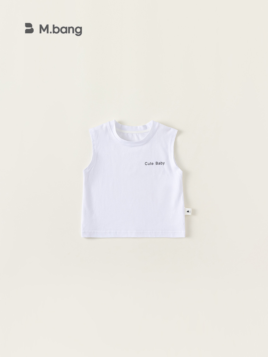 Youbao ropa para niños ropa casual ropa para niños tops chaleco para niños verano nuevo producto camiseta sin mangas para niños estilo occidental XY84003