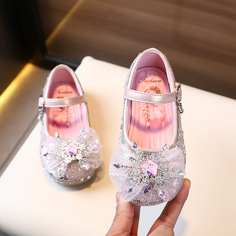 Spring children's cartoon cute footwear with bow for princess, trend of season, wholesale