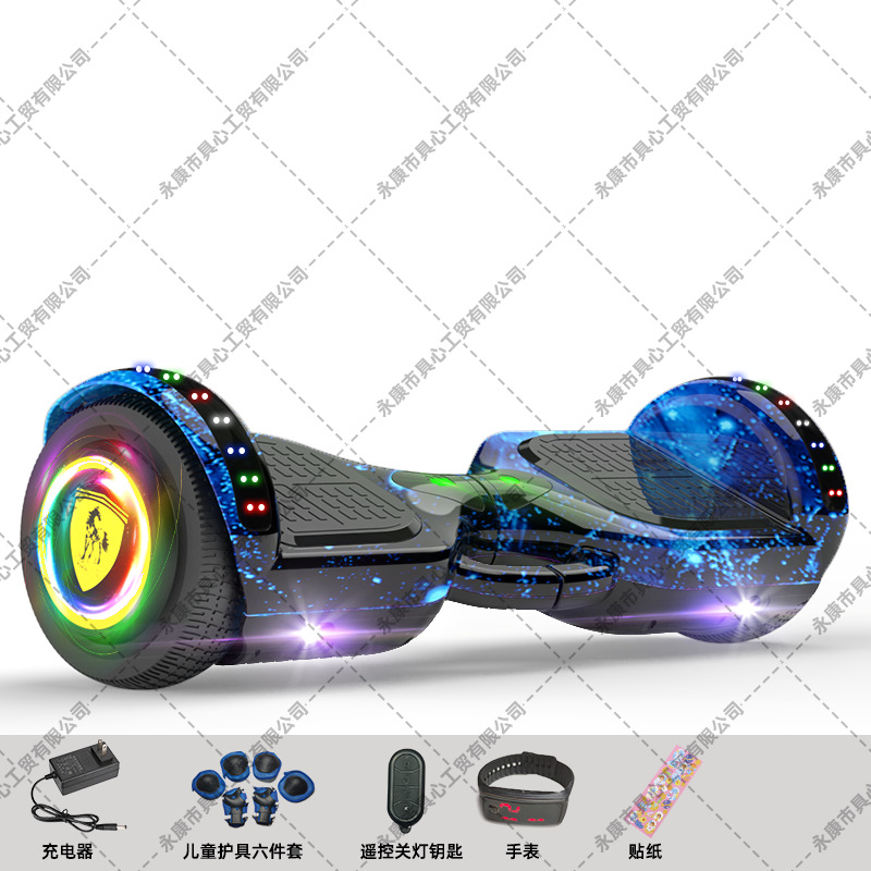 Fabricantes transfronterizos de vehículos eléctricos de equilibrio inteligente adultos niños eléctricos 6 - 8 - doble rueda - 5 vehículo paralelo sin barras formulado