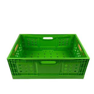 Manufacturers supply folding turnover baskets vegetable and fruit baskets plastic turnover baskets foldable thickened plastic baskets