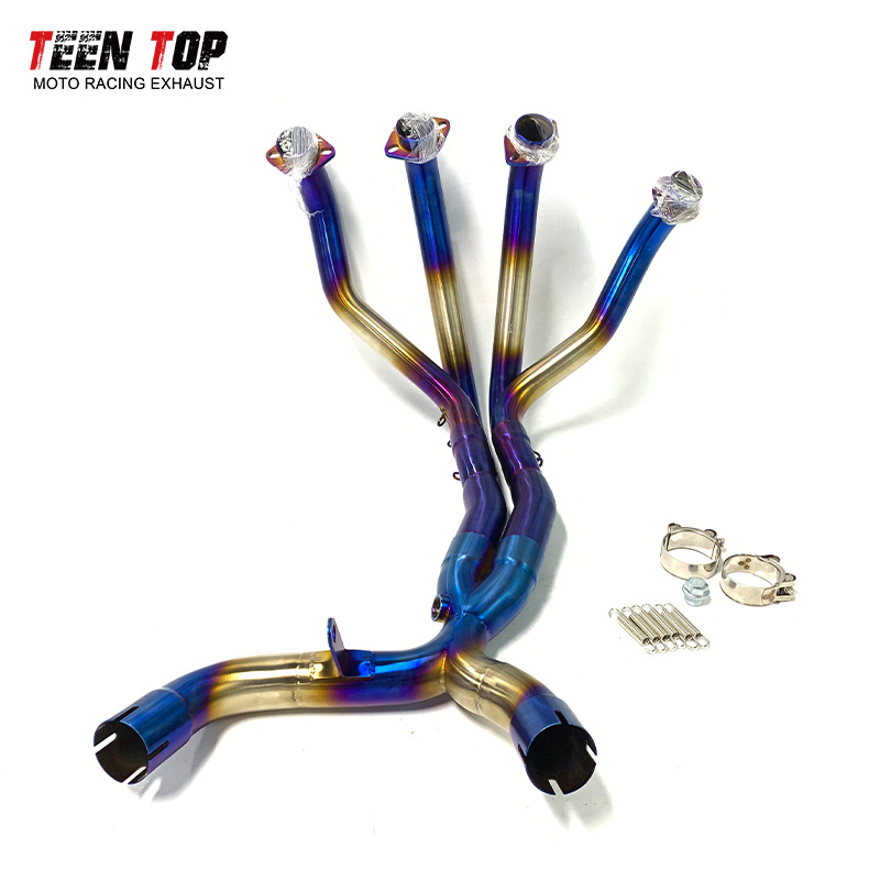 Kawasaki Motorcycle Z1000 Front Connecting Pipe Modified Z1000Sx Titanium Alloy Middle Exhaust 10-21