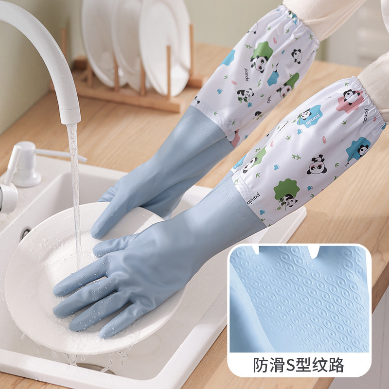 裏起毛ゴム手袋 女性用 家事掃除 家庭用 キッチン 食器洗い 洗濯 鍋洗い 防水 厚手|undefined