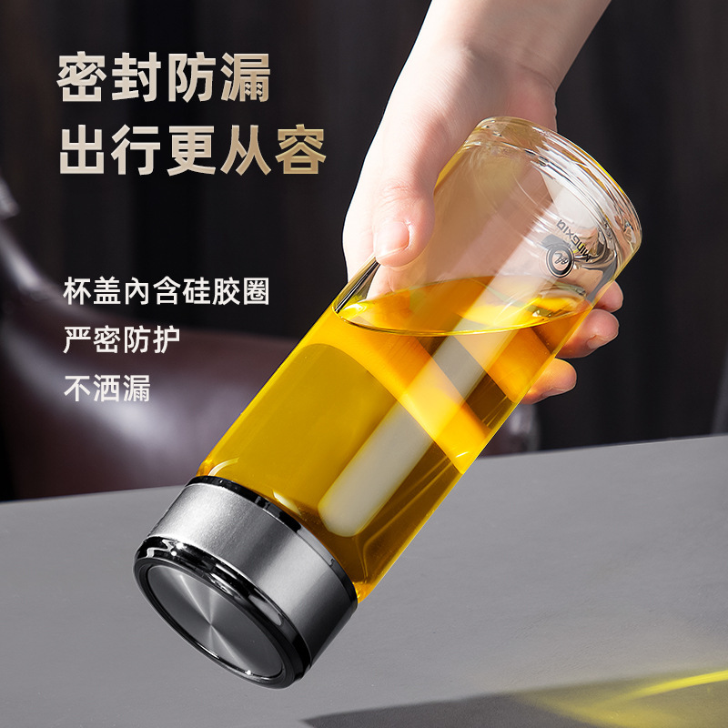 Mingxia 単層ガラス高ホウケイ酸透明家庭用車の水カップギフトカップ卸売カスタム印刷|undefined