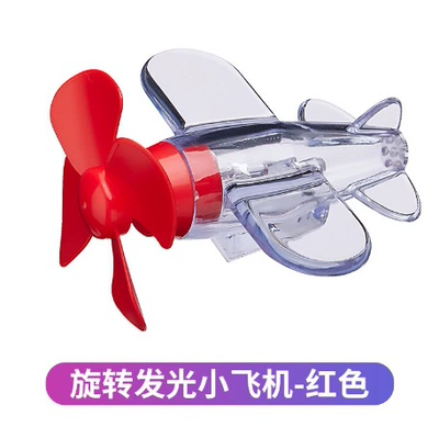 Suction Cup Motorcycle Motorcycle Toy: Motosiklet dəbilqələri - glowing-small-airplane-red-1-piece-opp-bag