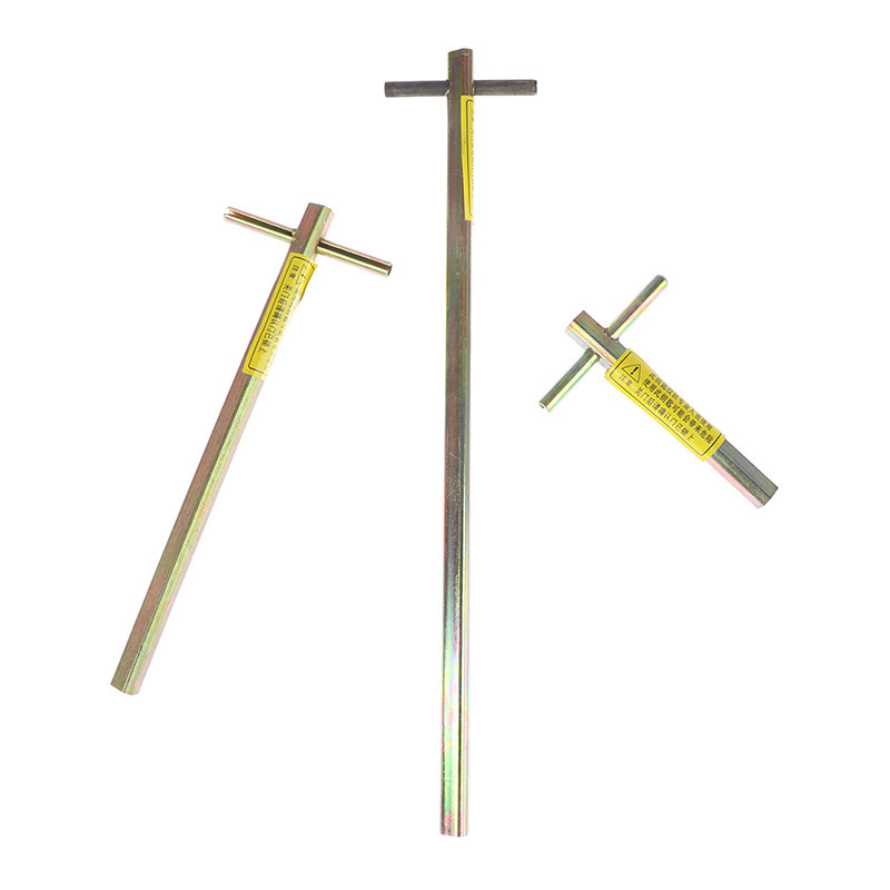 Applicable to giant Tongli elevator door key Tongli elevator special triangle key extended hall door triangle lock