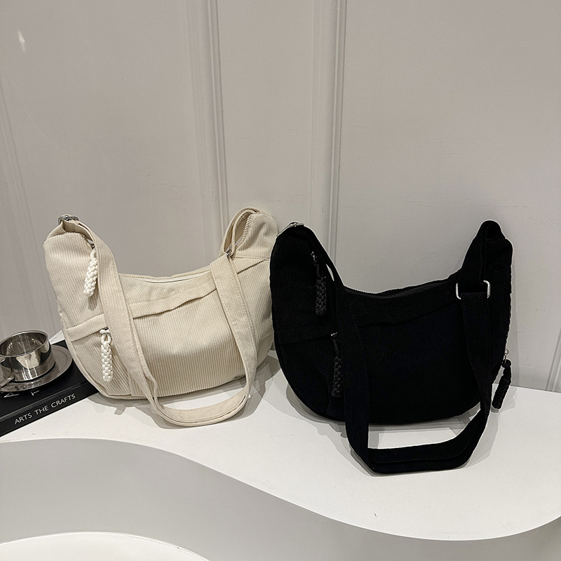 Bolsa de moda de clase de chicas simple bolso de hombro de gran capacidad japonés inns bolsas de bolsas de bolsas de viajes de vellón