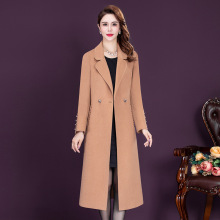 专柜羊绒大衣女2025秋冬新款气质长款大衣中年羊毛呢外套保暖大衣