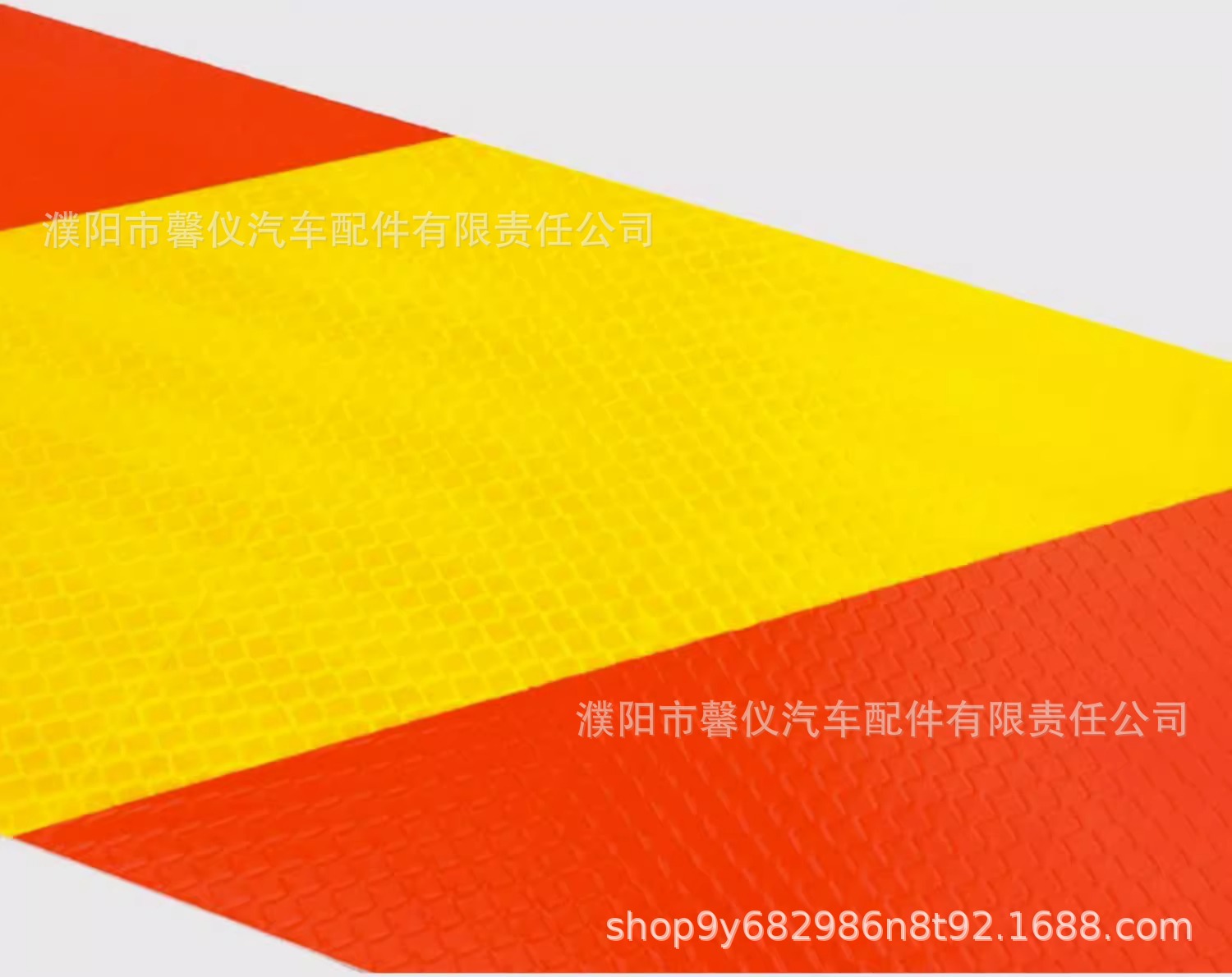 Truck Reflector Twill Sticker Annual Inspection Review Vehicle Large Truck Engineering Vehicle Tail Rectangular Reflector Logo Aluminum Plate
