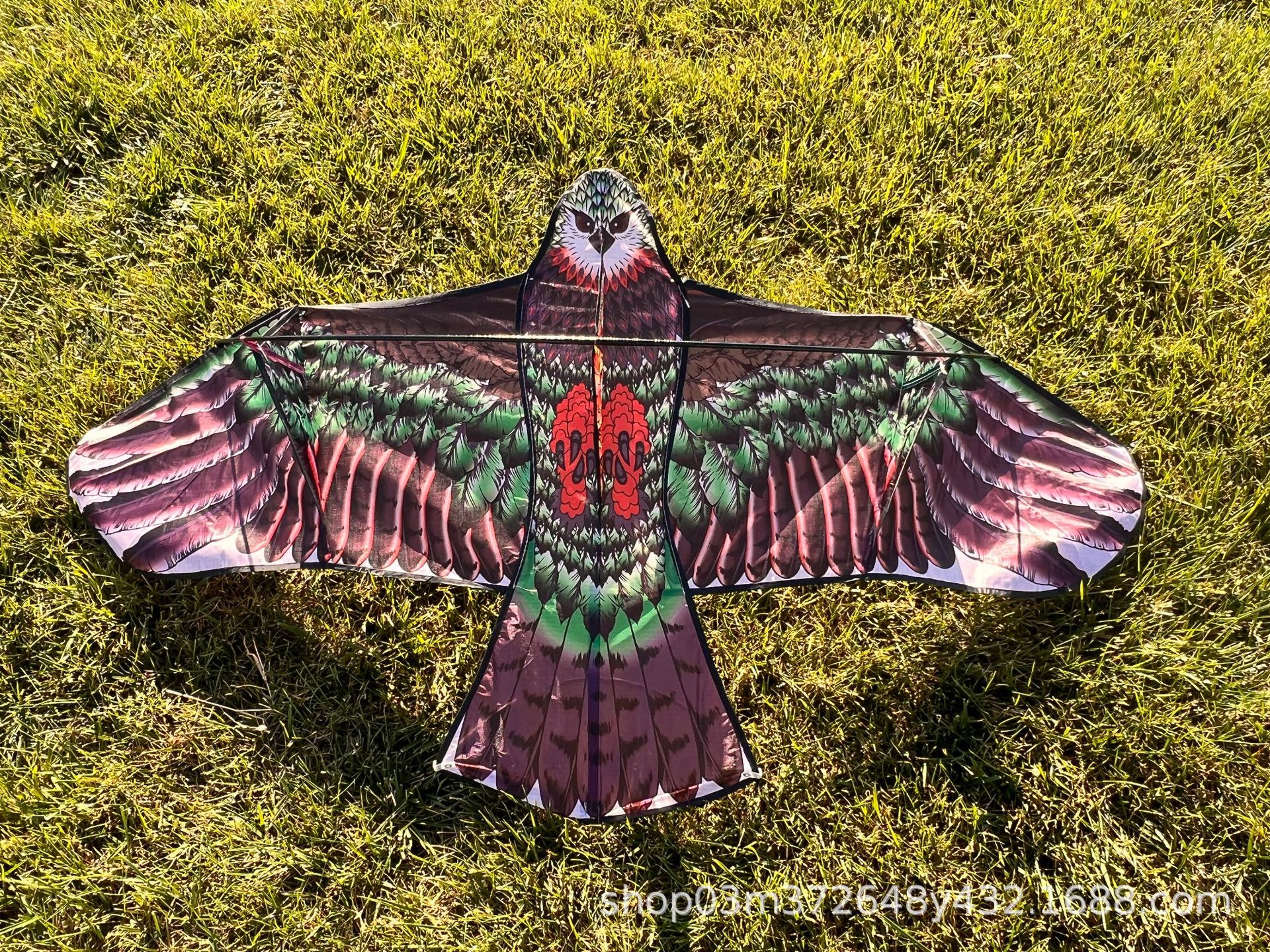 Weifang Eagle cometa al por mayor pastoral pájaros aterrorizadores de pájaros artefactos de la brisa fácil de volar niños dibujos animados adultos fabricantes de cometas