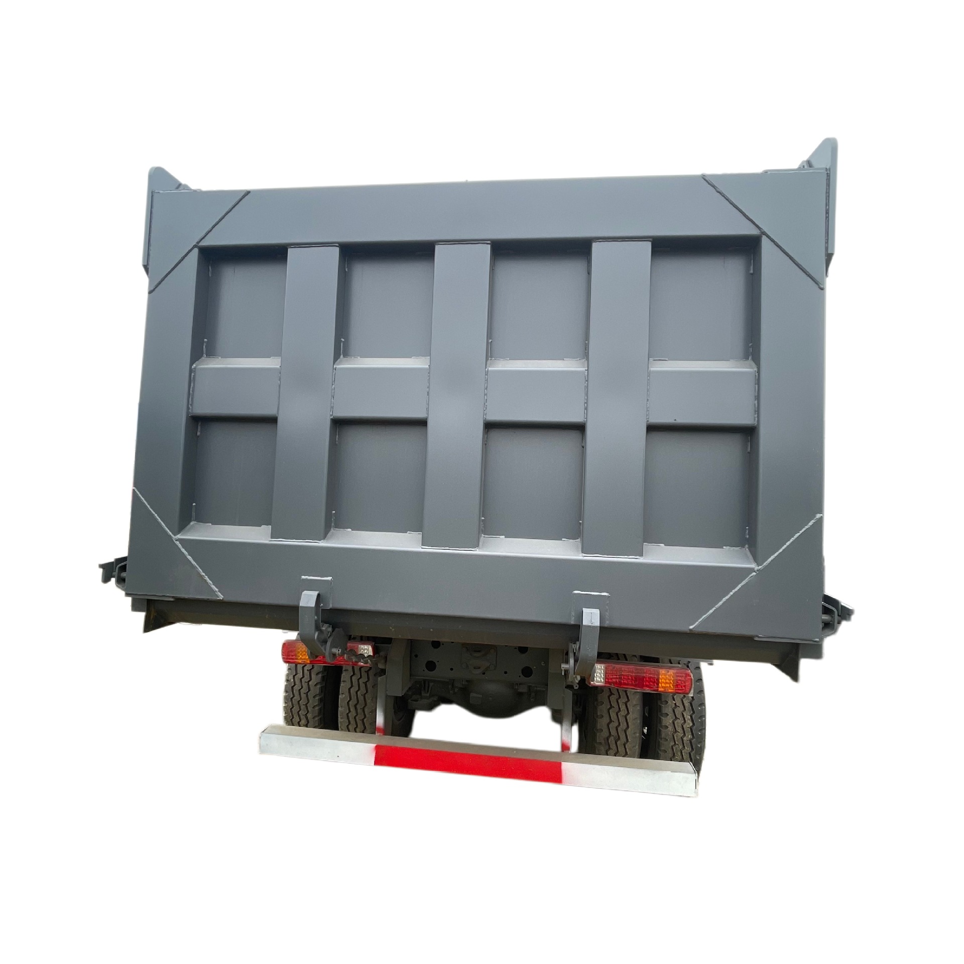 Factory Direct Sales Export Foreign Trade Africa Howo Shaanxi Heavy Duty Truck Earthmoving Dump Truck Towing Self-Unloading Trailer Truck