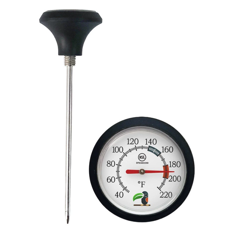 Термометр для кофе Kaitai, термометр для кофейника, термометр для молока, термометр для латте-арта, кувшин из нержавеющей стали, термометр с указателем, точное измерение температуры