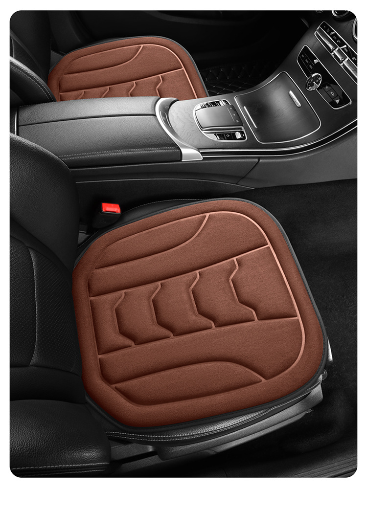 Cross-Border Small Three-Piece Set of No-Tie Car Seat Cushions, Single Seat Office and Home Chair Seat Cushions, Interior Accessories Dropshipping