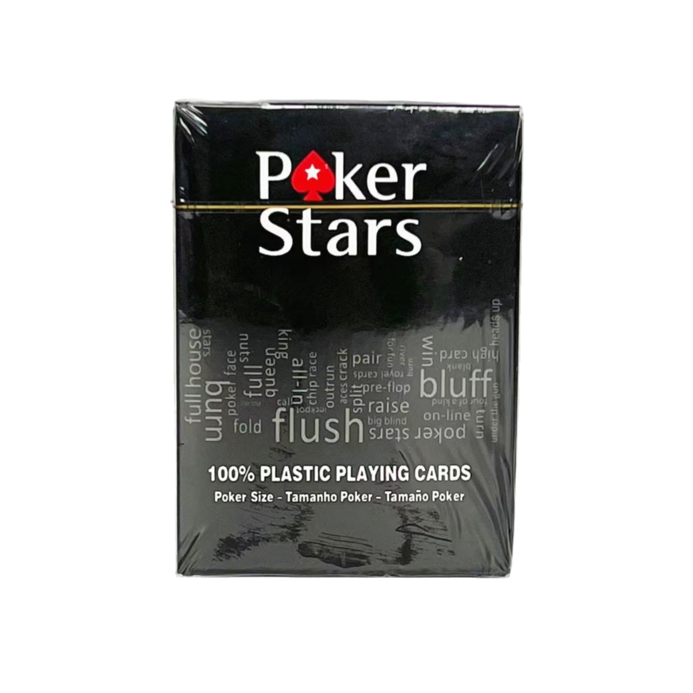 Fabricante de Texas negro rojo negro azul tarjetas de juego plástico PVC color de impresión de retroalimentación barata impermeable flor de corte mesa de entretenimiento casual