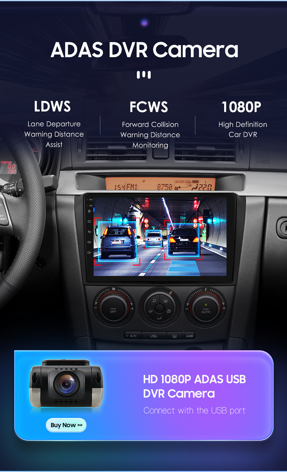 9inch Android Navigation Is Suitable for 04-09 Mazda3 Central Control Navigation System Car Mp5 Player Smart Device