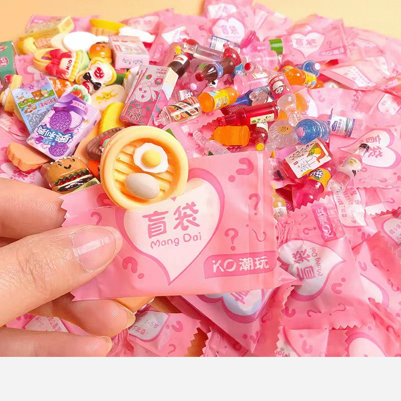 Независимая бутылка вина, слепая сумка, смоляная игрушка для еды, популярная мини-модель закуски, поделки, ювелирные украшения