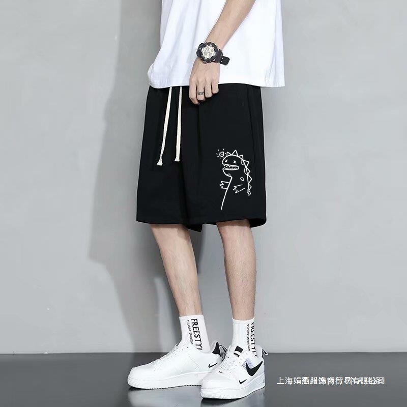 Summer Shorts for Men, Loose Casual Pure Cotton, Trendy Sports Brand, Elastic, Plus Size, Five-Point Pants for Big Guys Summer Shorts for Men, Loose Casual Pure Cotton, Trendy Sports Brand, Elastic, Plus Size, Five-Point Pants for Big Guys