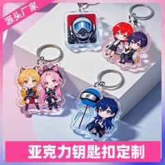 アクリルキーホルダーカスタム透明両面カップル写真スター漫画アニメーション周辺記念ペンダントカスタムメイド