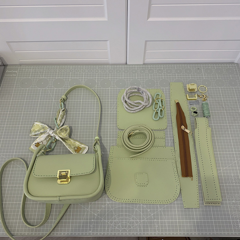 Popular Bag Women's Bag 2022 New Summer Crossbody Bag Explosive ins Shoulder Small Square Bag diy Material Bag Handmade Bag Trendy Popular Bag Women's Bag 2022 New Summer Crossbody Bag Explosive ins Shoulder Small Square Bag diy Material Bag Handmade Bag Trendy
