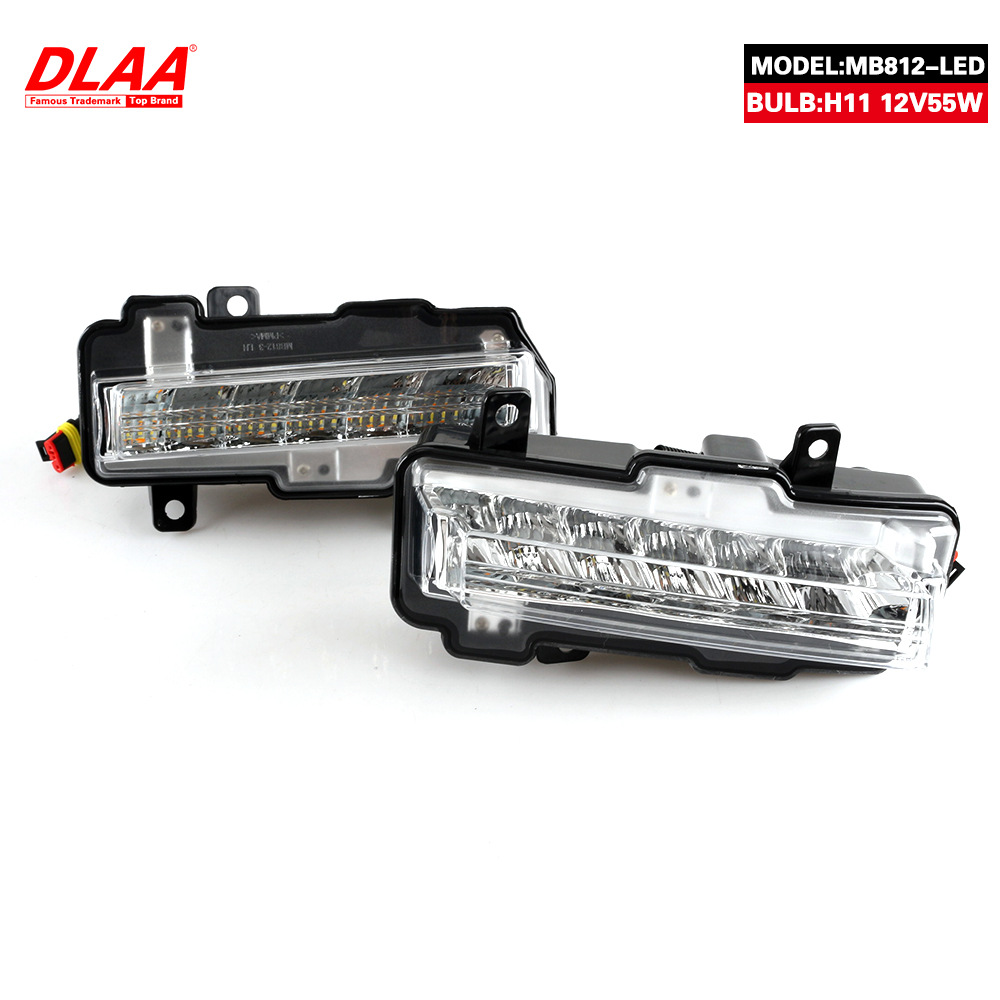 Aplicable 15 16 17 18 19 años Pajero conjunto de lámpara de niebla delantera V93V97 lámpara de barra LED luz diurna