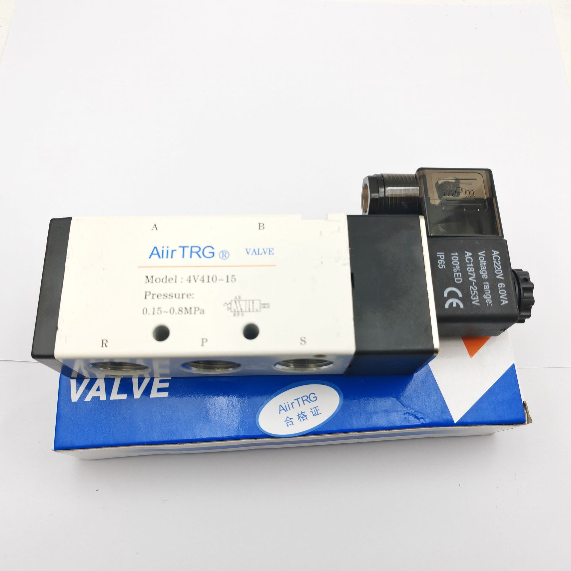 AIIRTRG Pneumatic solenoid valve 4V410-154V420-15 DC24VAC220V two-position five-way reversing air