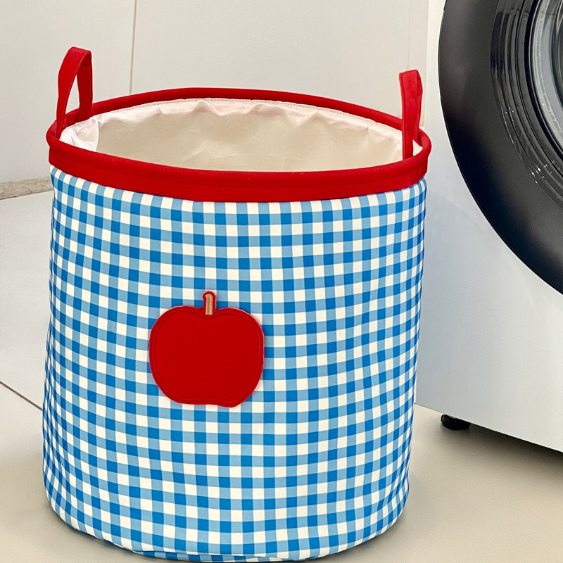 Cute dirty clothes basket for home use, bathroom laundry basket, large capacity foldable dirty clothes storage bin