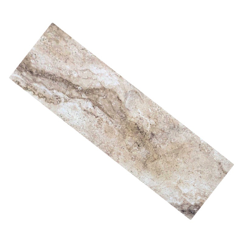 Paneles decorativos de travertino de porcelana suave, materiales de piedra blanda, revestimiento de piedra de poliuretano, piedra flexible, piedra cultural, piedra estrella y luna, piedra Xingyue, piedra Qianmo, tejido de cáñamo.