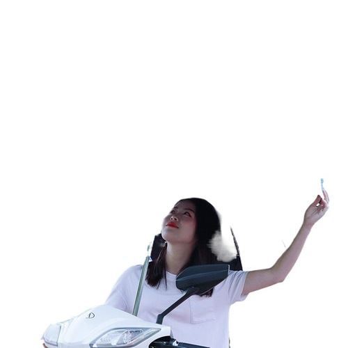 Motorcycle-specific rain umbrella for windproof and waterproof riding—detachable, convenient, and automatic for electric bikes.