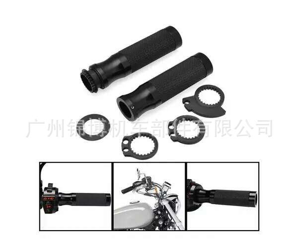 Jinbo Motorcycle Handlebar Grips 22mm Handlebar Rubber Grips Scooter Cnc Modified Handlebar Rubber Grips Cross-Border Factory Direct Sales