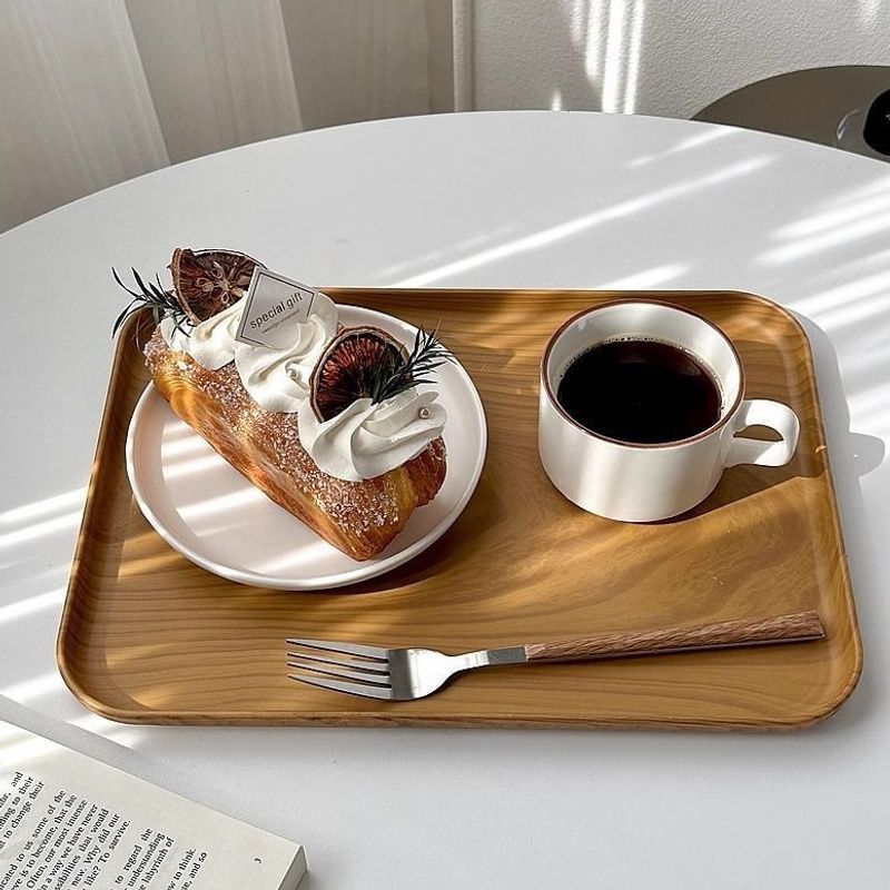Inswind bandeja bandeja de pastel de té de la tarde bandeja de frutas bandeja de postres de café bandeja de comidas bandeja de fotos de comida