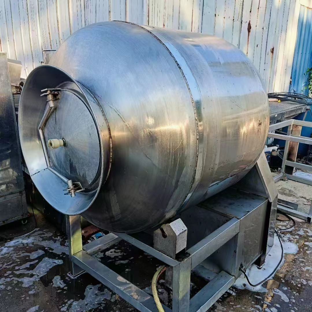 供应二手滚揉机不锈钢变频真空滚揉机腌制机200-3800升滚揉机收售