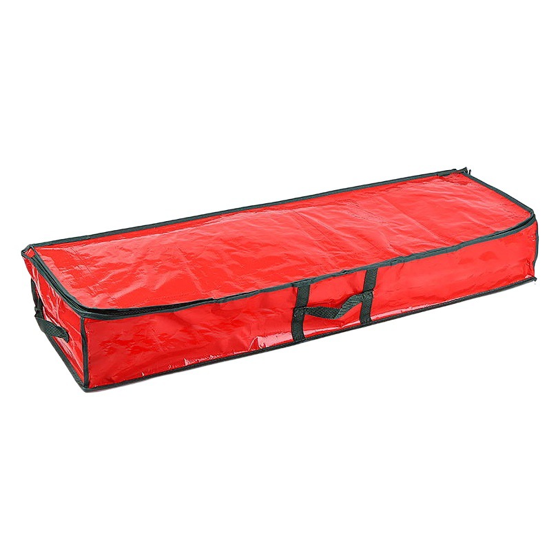 Venta directa de fábrica de comercio electrónico transfronterizo Amazon rojo PE varios colores decoración navideña rollo de papel bolsa de almacenamiento en stock