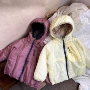 女童加厚三防连帽棉服