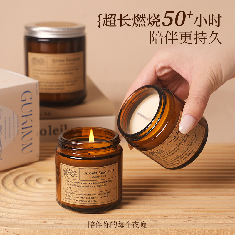 Taza de té cera de incienso para el hogar dormitorio velas románticas de perfume cera de soja hecha a mano con regalo de mano decoración regalos pequeños