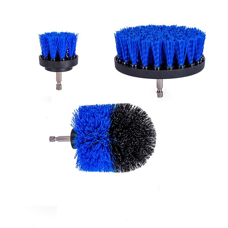 파란색, 전기 드릴 브러시 3개 세트, pp