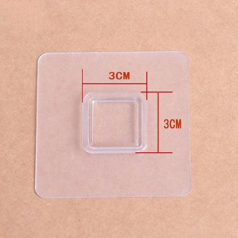 强力贴免打孔贴片万能胶贴纸巾盒置物架备用无痕固定拖把夹贴片方