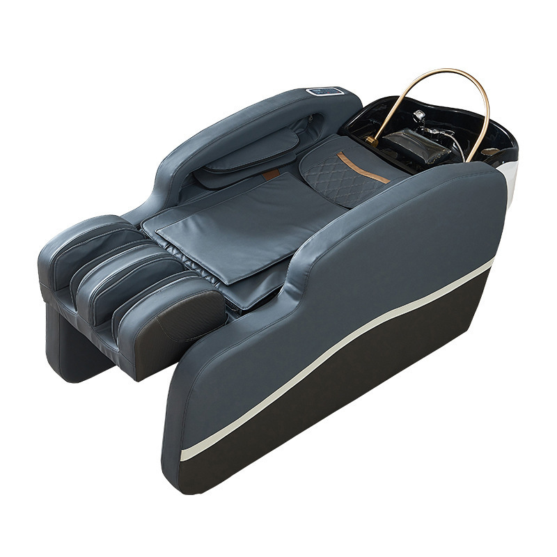 Cama de masaje inteligente eléctrica para lavado de cabello para salón de peluquería de masaje completo especial para salón de peluquería de masaje para lavado de cabello y cama integrada de masaje