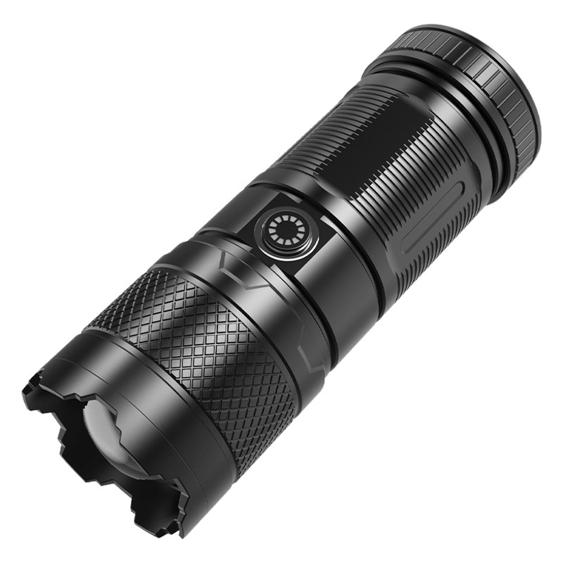 Al entrar en TikTok mano rápida ráfaga luz fuerte linterna de largo alcance súper brillante iluminación al aire libre recargable láser blanco pequeña pistola de acero X27