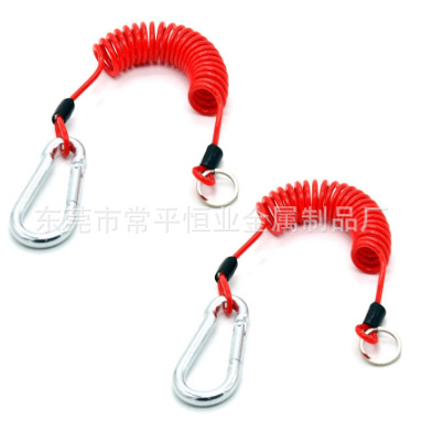 Amazon hot selling trailer/tugboat separation switch 12V DC DC spring wire rope 4FT/6FT cable
