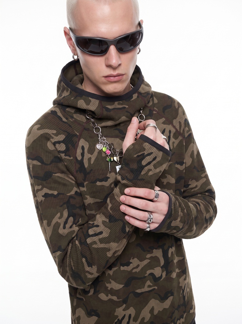 Inflation Camo 200g Hooded Hoodie