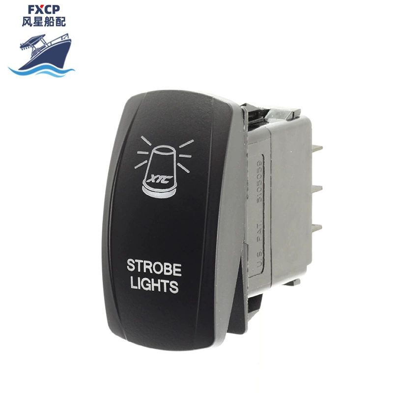 Аксессуары для кораблей кулисный переключатель лодки стробоскопические огни значок светодиодный лазерная гравировка двойной свет переключатель ВКЛ-ВЫКЛ