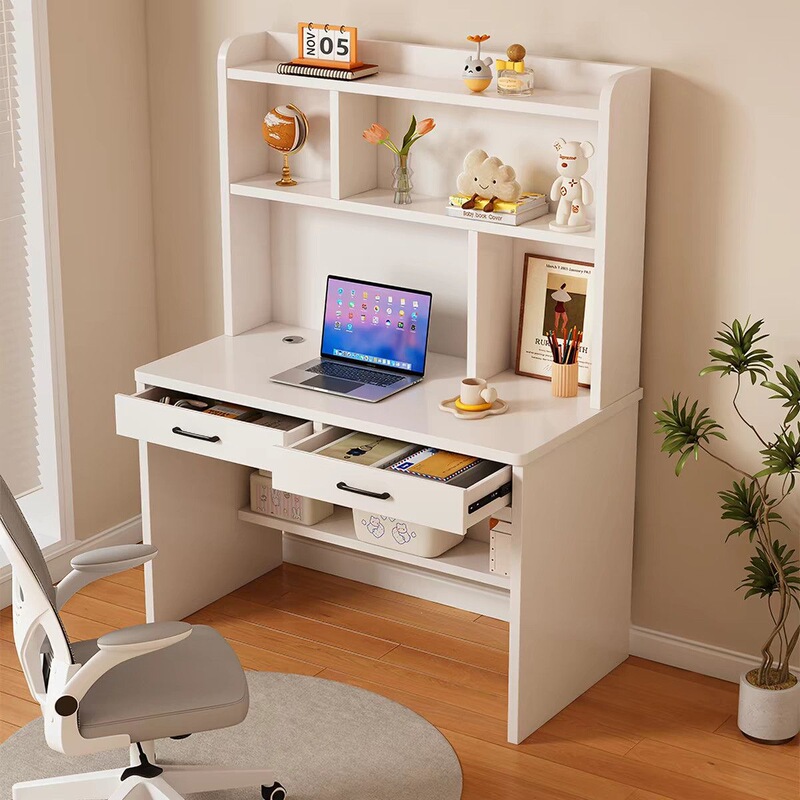 Accessories: Solid Wood Desk, All-Solid Wood Bookshelf, Integrated Desk, Combination Bookcase, Multi-Functional Study Desk for Middle School Students, Electric Accessories: Solid Wood Desk, All-Solid Wood Bookshelf, Integrated Desk, Combination Bookcase, Multi-Functional Study Desk for Middle School Students, Electric