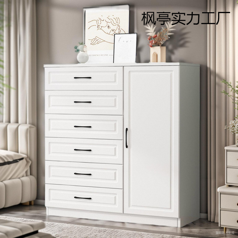 Solid Wood Chest of Drawers Storage Cabinet Bedroom Chest of Drawers Drawer Cabinet Multi-Functional Living Room Storage Cabinet Tv Cabinet Home Cabinet