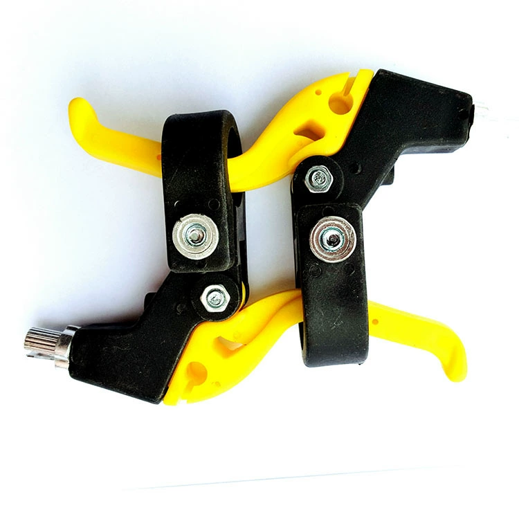 Педаль тормоза V-образной пробы V‑brake lever, универсальная посадка Ø22.2 мм, пластик + железо, красочная пара